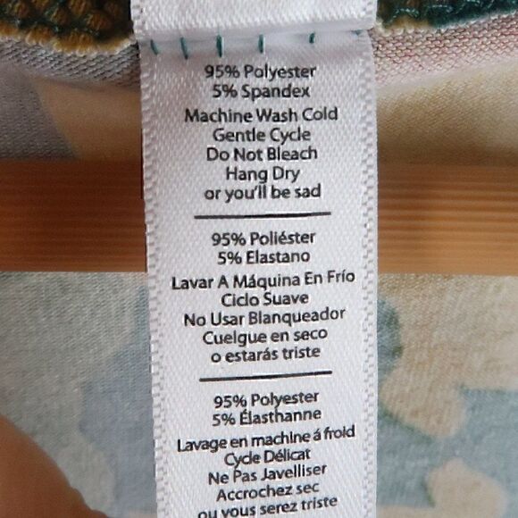 LULAROE MULTI FALL FLORAL SHORT SLEEVE ROUND NECK TUNIC TOP SIZE XXS - Picture 3 of 10